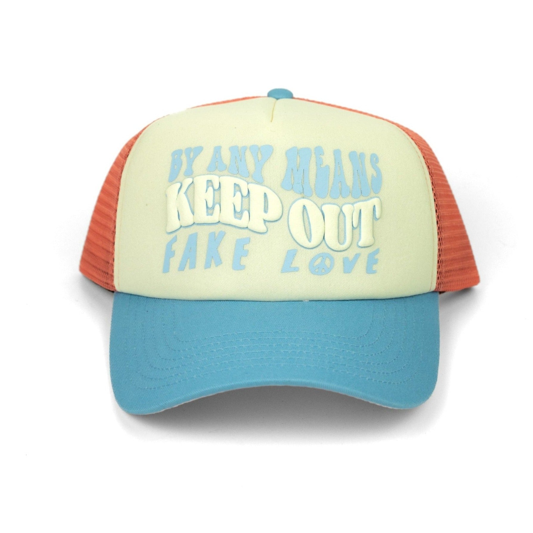 B.A.M. Trucker Hat | Coral – keepoutfakelove